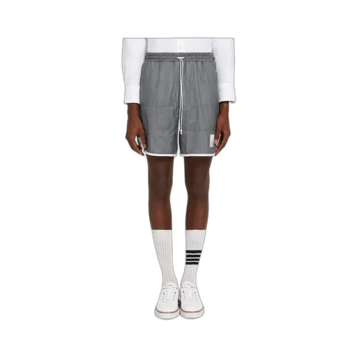 Thom Browne Ripstop Drawstring Track Shorts