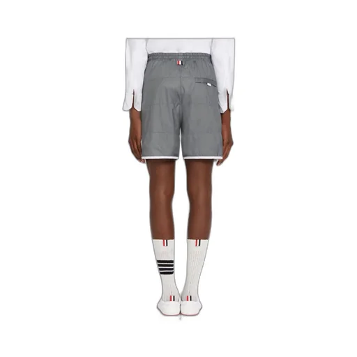 Thom Browne Ripstop Drawstring Track Shorts