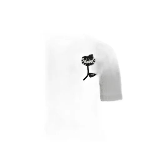 Maison Margiela Flower Detailed Knitted Top