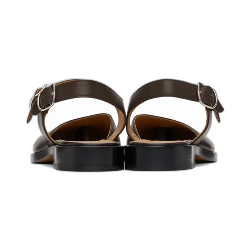 Logo Shoes With Bare Heels