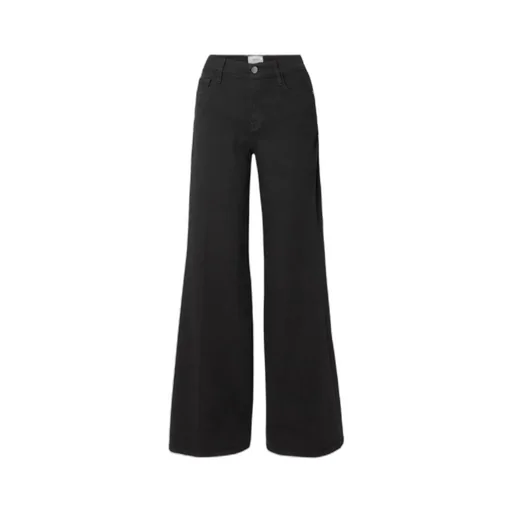 High-Waisted Wide-Leg Jeans