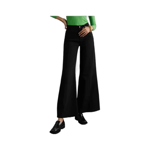 High-Waisted Wide-Leg Jeans