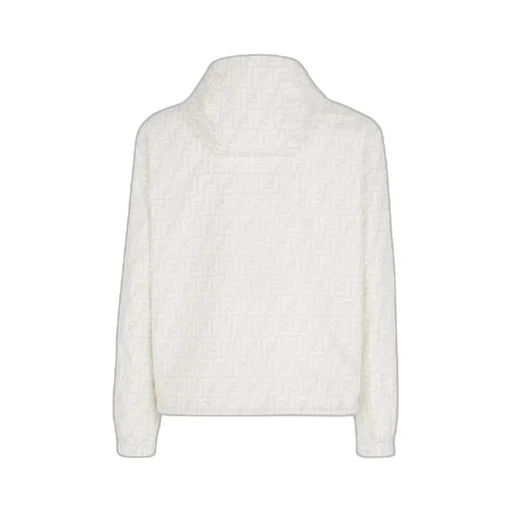 Fendi Ff Printed Hooded Reversible Jacket