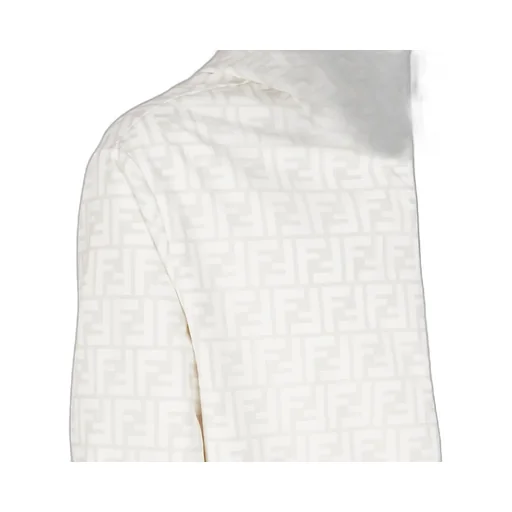 Fendi Ff Printed Hooded Reversible Jacket