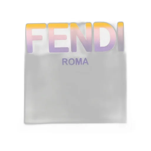 Fendi Kids Logo Printed Crewneck T-Shirt