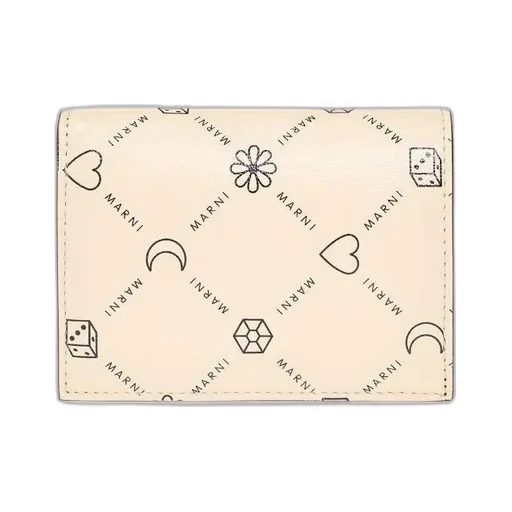 Geometric Logo-Print Wallet