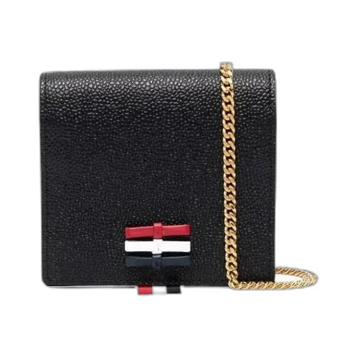 Thom Browne Rwb Bow Chained Wallet