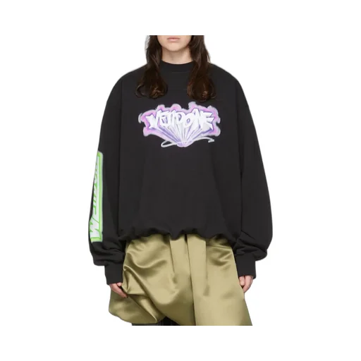 Graffiti Logo-Print Sweatshirt