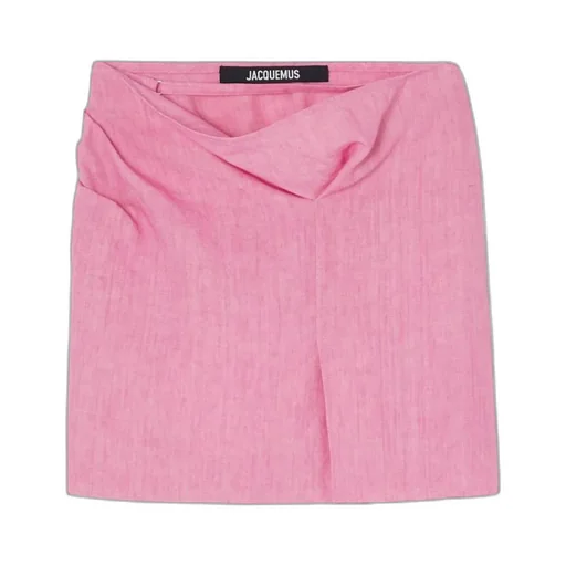 Logo Cut, Scissors And Pendant Mini Skirt