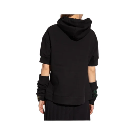 Raf Simons Grimrawler-Printed Attached Sleeve Hoodie