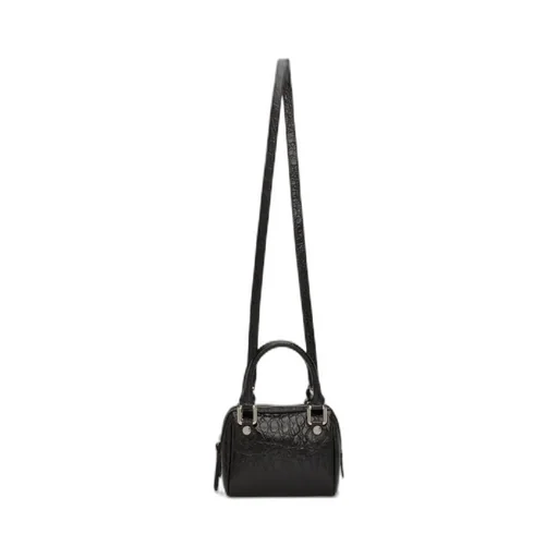 By Far Dora Embossed Mini Shoulder Bag