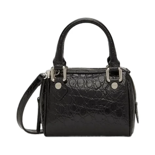 By Far Dora Embossed Mini Shoulder Bag