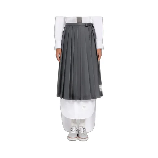 Pleated Midi Skirt