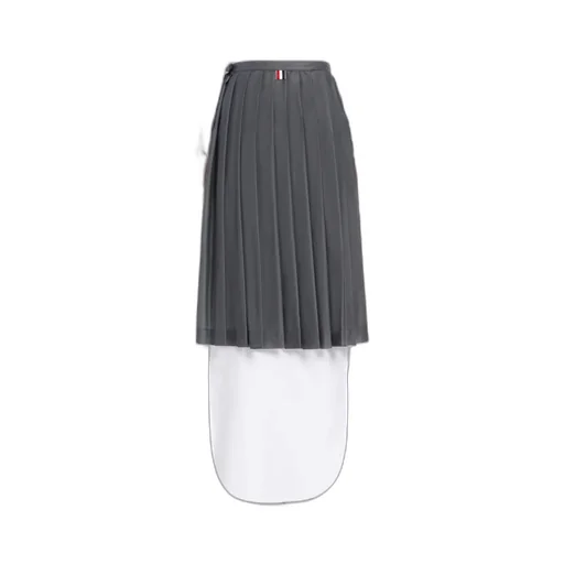 Pleated Midi Skirt