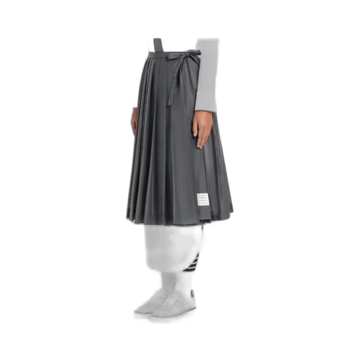 Pleated Midi Skirt