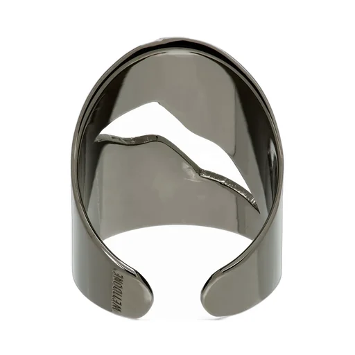 Hollowed-Out Carved Open Ring