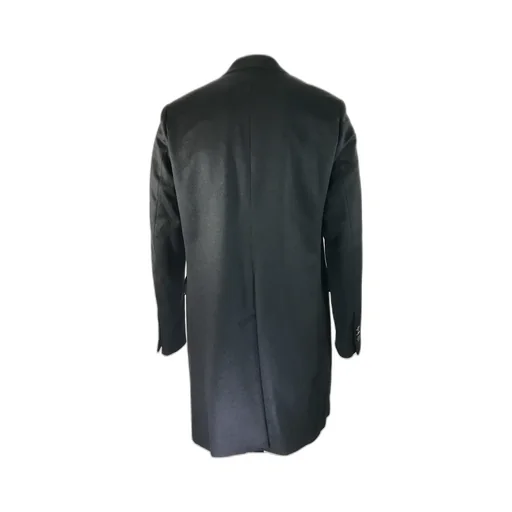 Single-Breasted Wool Coat