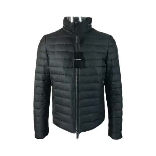 Down Jacket With Standing Collar