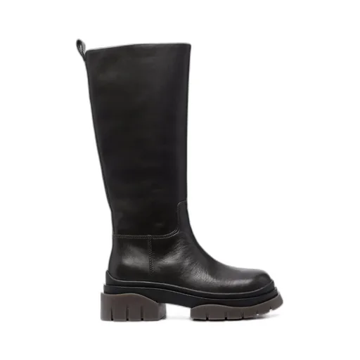 Supremium 60Mm Knee Length Leather Boots
