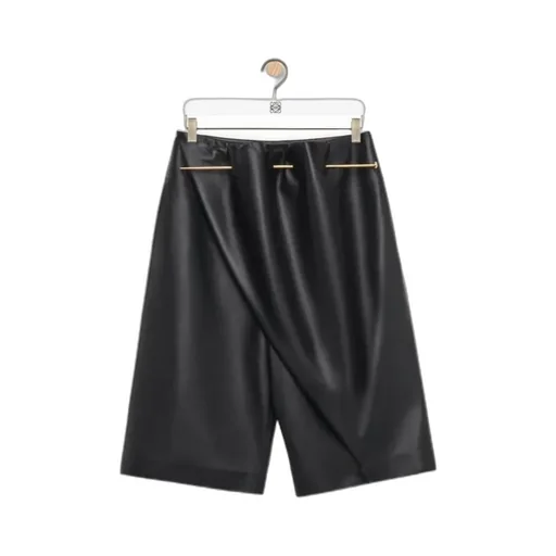 Pin Shorts In Nappa Lambskin
