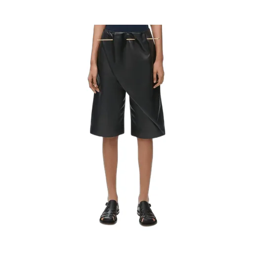 Pin Shorts In Nappa Lambskin