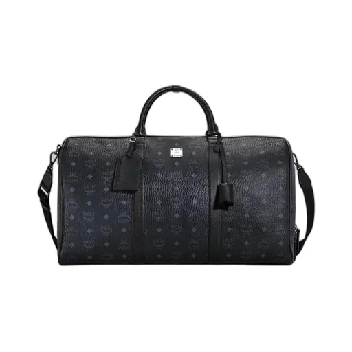 Black Printed Handbag