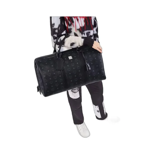 Black Printed Handbag