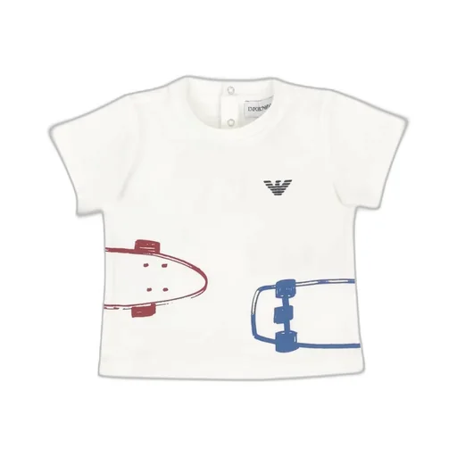 Short-Sleeved Round Collar T-Shirt