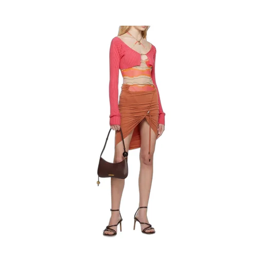 Pral Ribbed Cropped Cardigan