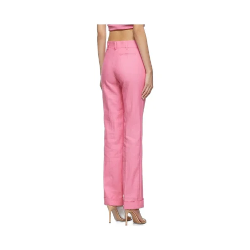 Button-Fastening Tailored Trousers