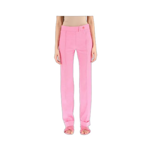 Button-Fastening Tailored Trousers