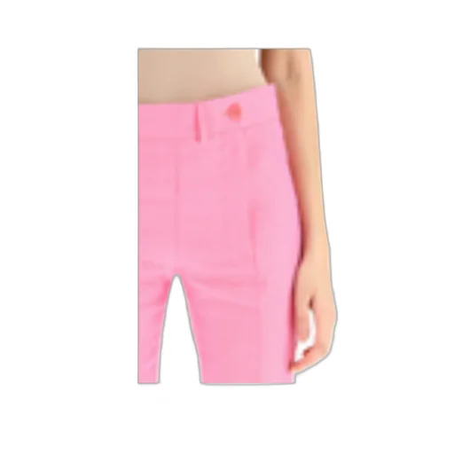 Button-Fastening Tailored Trousers