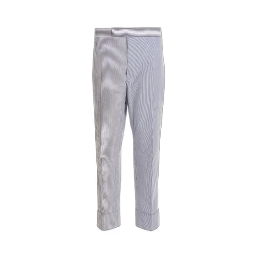 Thom Browne Striped Maxi Turn-Up Hem Pants