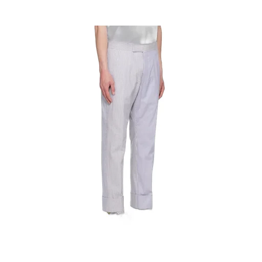 Thom Browne Striped Maxi Turn-Up Hem Pants