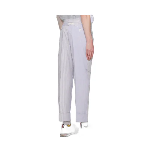Thom Browne Striped Maxi Turn-Up Hem Pants