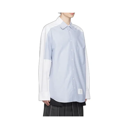 Thom Browne	Panelled Button-Up Shirt