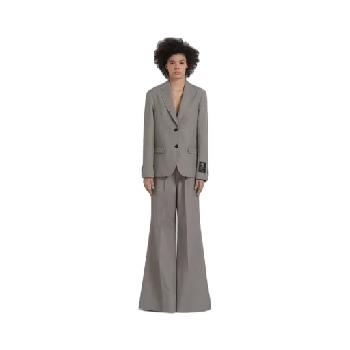 Marni Houndstooth Checked Single-Breasted Jacket
