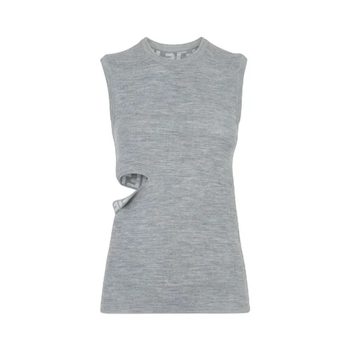 Fendi Sleeveless Reversible Knitted Top