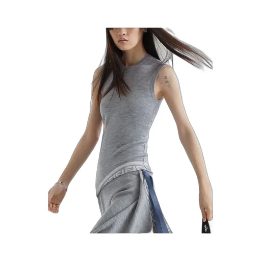 Fendi Sleeveless Reversible Knitted Top