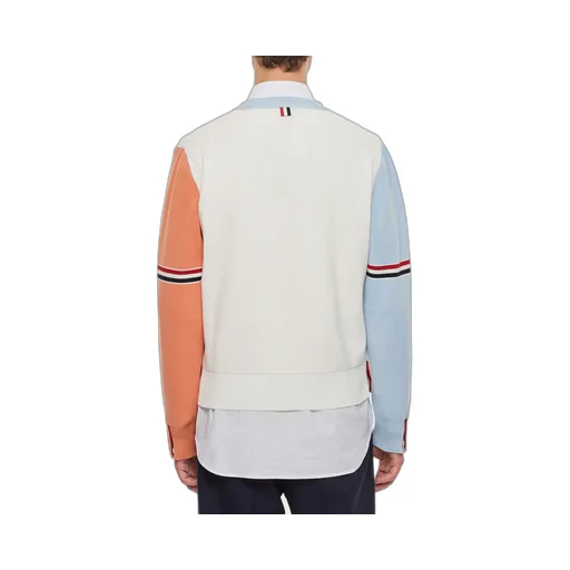 Thom Browne Color-Block Buttoned Cardigan