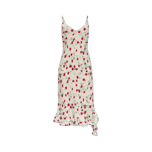 Marni Reverie Floral Printed Spaghetti Straps Midi Dress