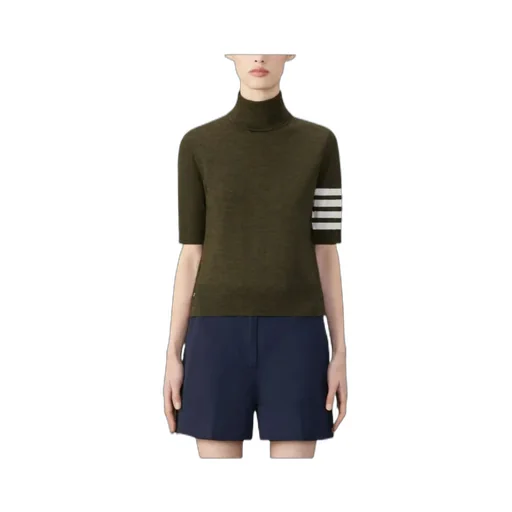 Thom Browne Roll Neck Knitted Jumper