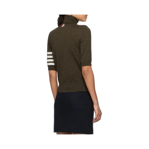 Thom Browne Roll Neck Knitted Jumper