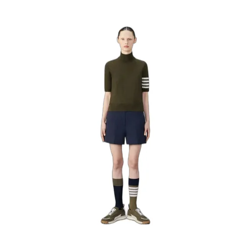 Thom Browne Roll Neck Knitted Jumper
