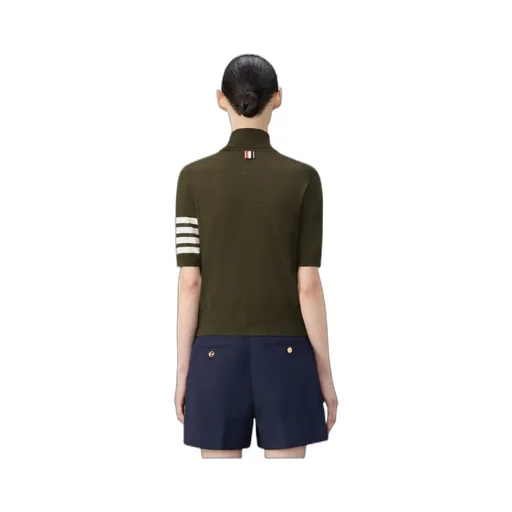 Thom Browne Roll Neck Knitted Jumper