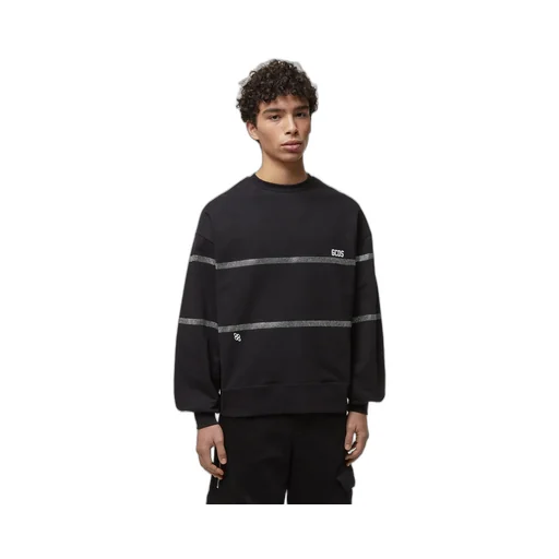 Gcds Bling Logo Printed Crewneck Sweatshirt