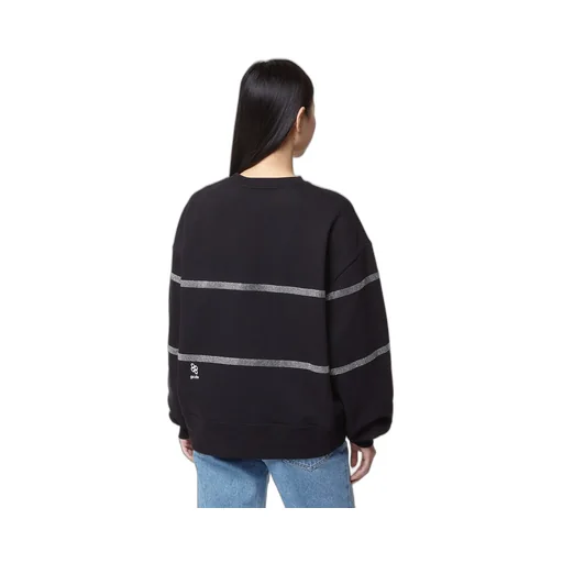 Gcds Bling Logo Printed Crewneck Sweatshirt