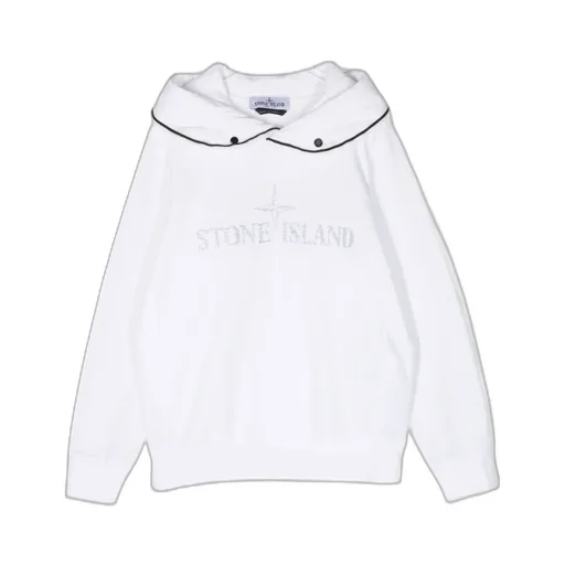 Stone Island Junior Embroidered Hoodie