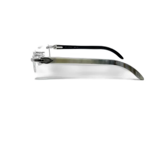 Cartier Rimless Rectangular Frame Glasses