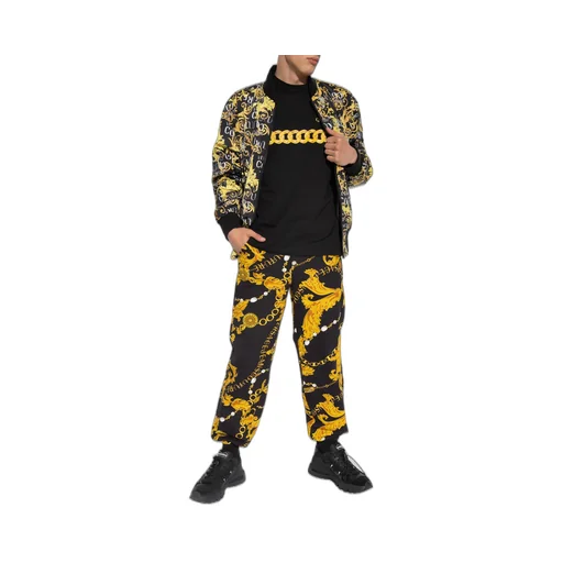 Versace Jeans Couture Chain Printed Crewneck T-Shirt